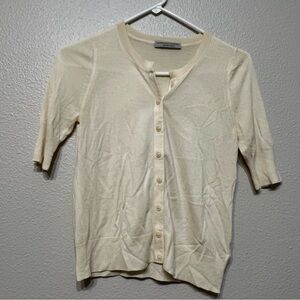 Scanlan & Theodore Cashmere Blend Cardigan Size Small